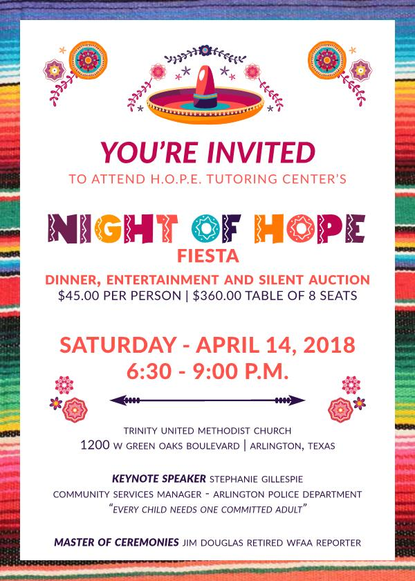 Night of Hope, April 14, 2018